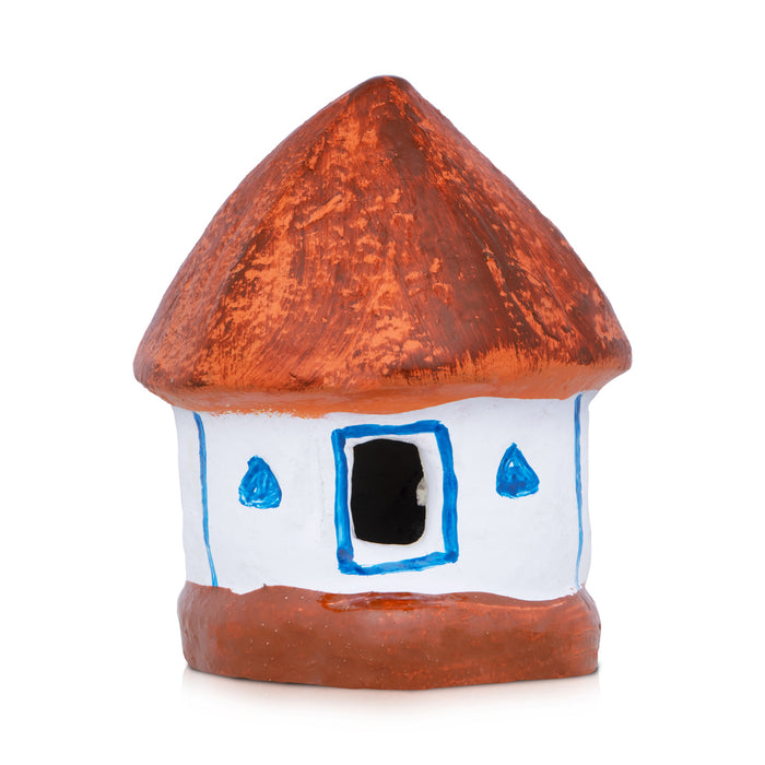 House Clay Golu Bommai - 6 x 3 Inches | Giri Golu Bommai/ Navaratri Golu Bomma/Gombe/ Doll