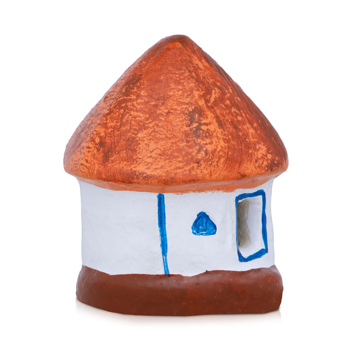 House Clay Golu Bommai - 6 x 3 Inches | Giri Golu Bommai/ Navaratri Golu Bomma/Gombe/ Doll