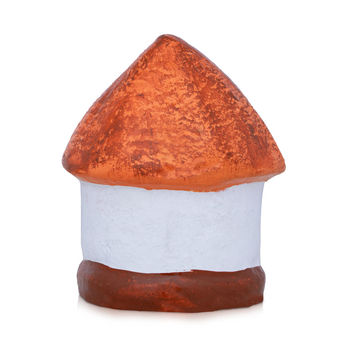 House Clay Golu Bommai - 6 x 3 Inches | Giri Golu Bommai/ Navaratri Golu Bomma/Gombe/ Doll