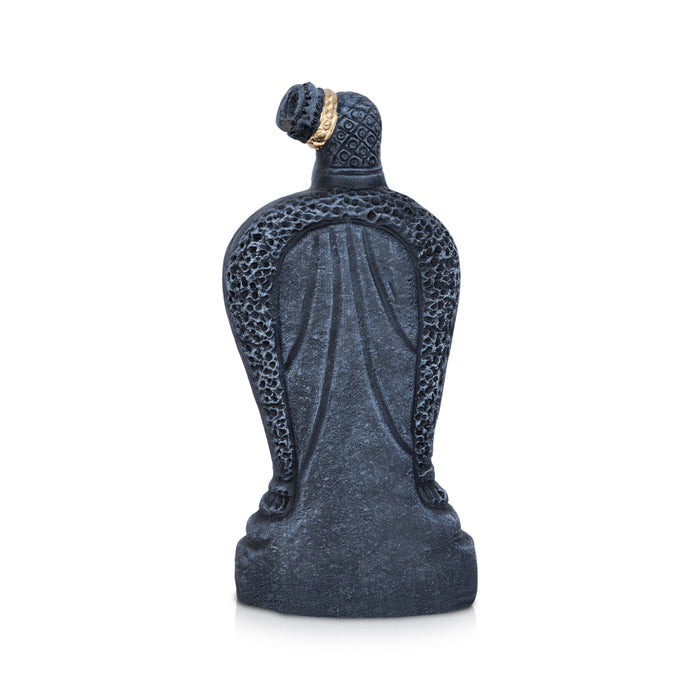 Andal Clay Stone Finish Golu Bommai - 10 x 4 Inches | Giri Golu Bommai/ Navaratri Golu Doll/ Gombe/ Bomma