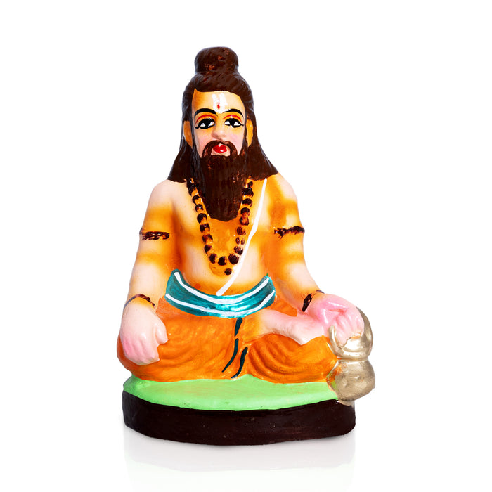 Akshaya Patram Clay Golu Bommai Set - 8 x 4 Inches | Giri Golu Doll/ Navaratri Golu Bommai/Gombe/ Bomma