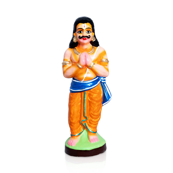 Akshaya Patram Clay Golu Bommai Set - 8 x 4 Inches | Giri Golu Doll/ Navaratri Golu Bommai/Gombe/ Bomma