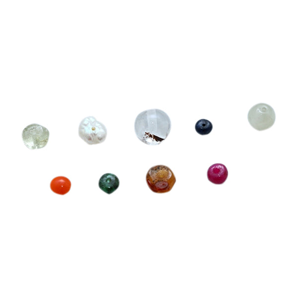 Navratan Stone Set | Navagraha Stone/ Navratna Gemstones for Pooja
