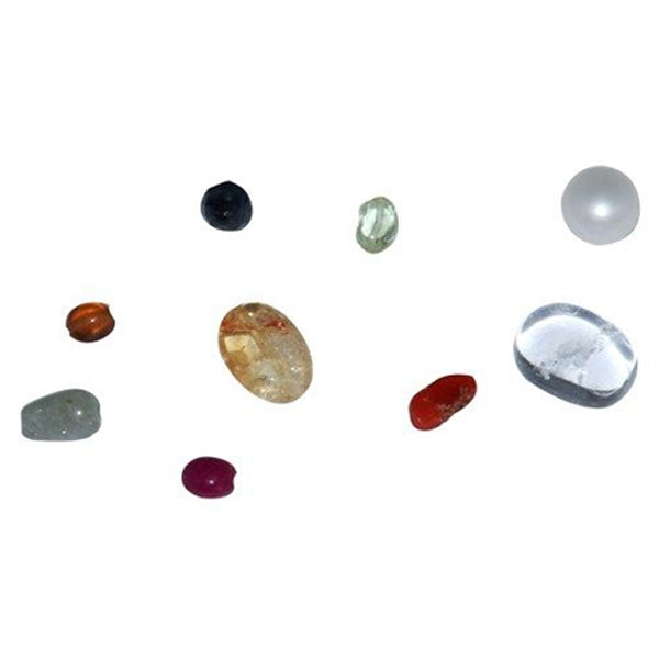 Navratan Stone Set | Navagraha Stone/ Navratna Gemstones for Pooja