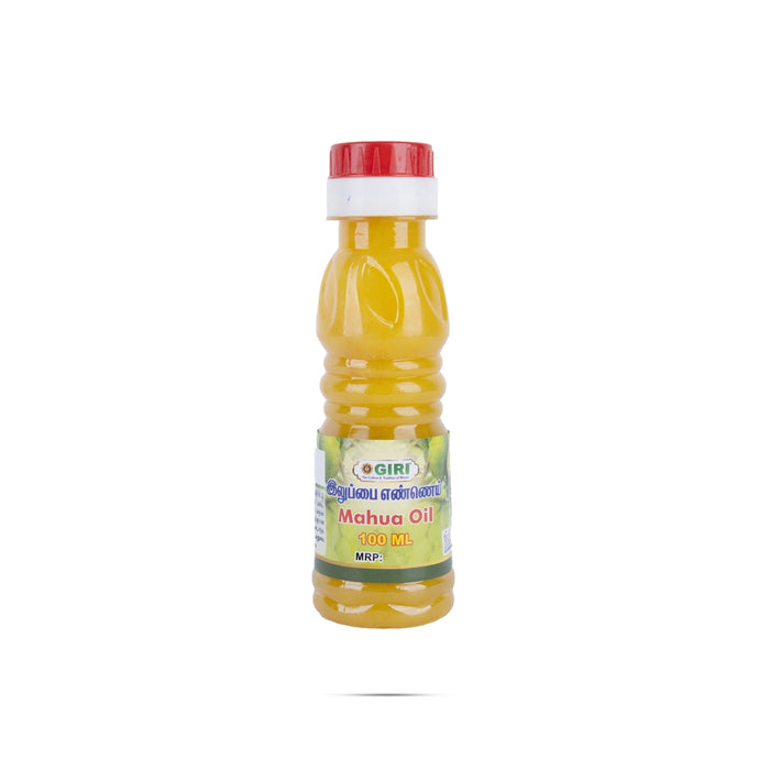 Giri Mahua Oil - 100 ml | Iluppai Oil / Mahua Seed Oil for Pooja