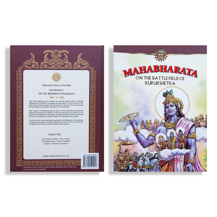 Mahabharata - 3 Volumes Set - English | By Anant Pai/ Story Book/ Childrens Book For Moral Lessons