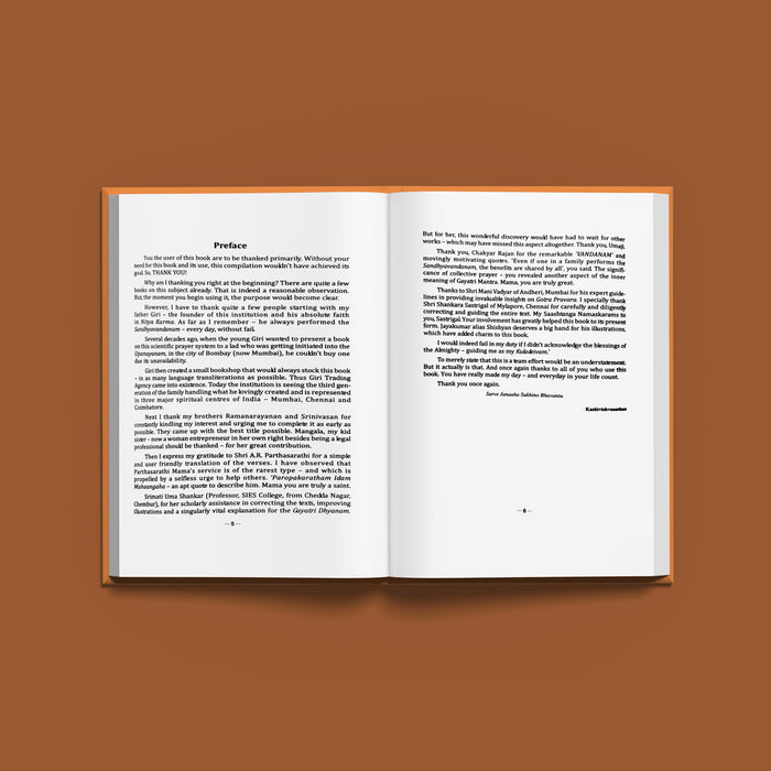 Yajurveda Apastamba Trikala Sandhyavandanam - Sanskrit-English | Hindu Ritual Book/ Sandhyavandanam Guide