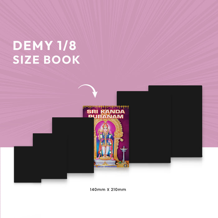 Kanda Puranam - English | By Dr Akila Sivaraman/ Hindu Religious Book/ Sacred Life, Divine & Glory Of Lord Murugan