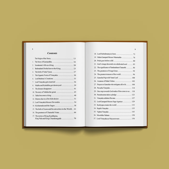 Ganesha Puranam - English | Hindu Religious Book/ Sacred Stories, Glory And Divine Teachings Of Lord Ganesha