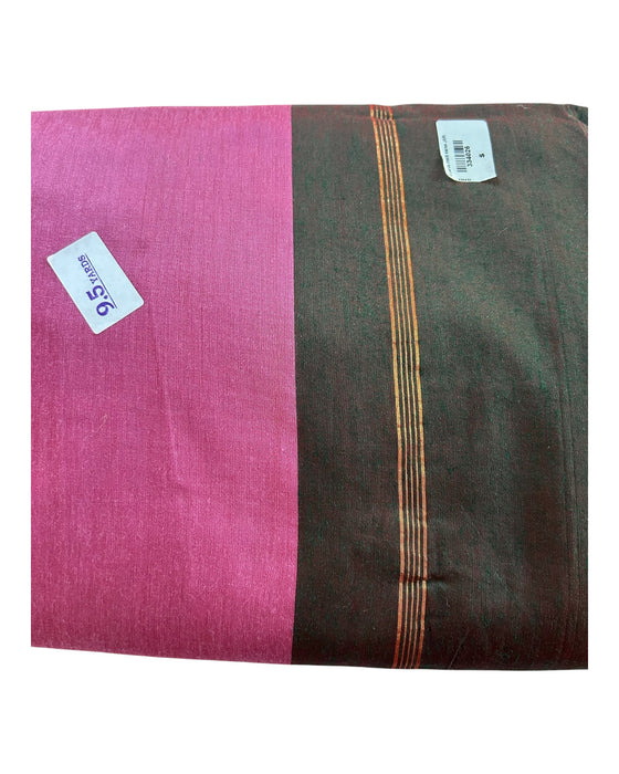 Saree - 9.5 Yards | Kalyani Jari Border Sarees for Women/ Traditional Wear/ Plain Sarees/ Random Colours