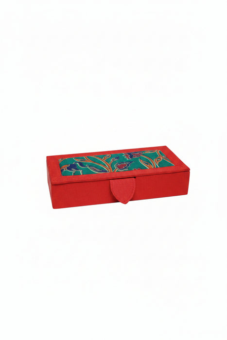 Premium Jewellery Organiser Box (8" x 4" x 1.5") – Sleek Travel & Drawer Case