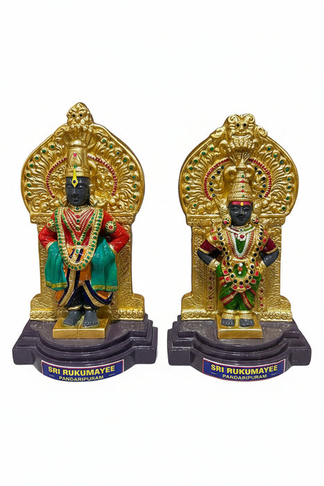 Sri Pandurangan Rukumayee Fiber Golu Doll -11.5 x 4.0 x 9.5  | GiriAus  Golu Doll/ Fiber/Navratri Bommai