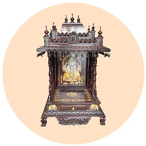 Beautiful Mandapam and Mandir for Spiritual Decoration and Worship