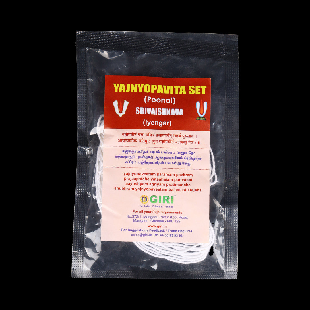 GiriAus - Iyengar Poonal | Srivaishnava Iyengar Poonal | White Thread