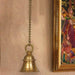 Brass Hanging Bell With Chain 8 Inch