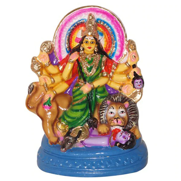 Mahishasuramardini Durga- 18 Inch | GiriAus  Golu Doll/ Paper Mache/ Single Piece/ Navratri Bommai/ Gifts/ Showpiece