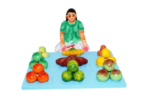 Fruits Vendor Set-Clay