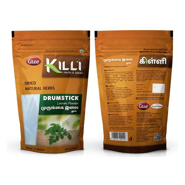 GiriAus Killi Drumstick Leaves Powder 50gms Organic Moringa Leaf Powder