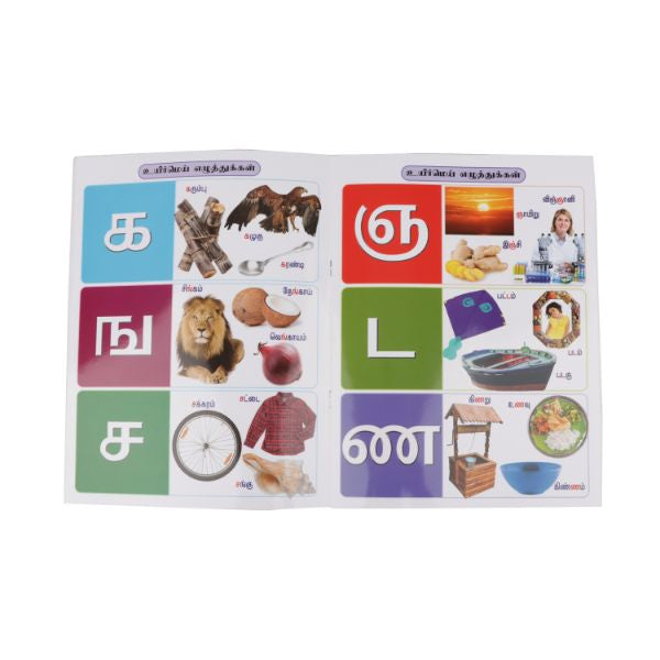 GiriAus - Thamizh Arichuvadi | Tamil Letters Chart | Tamil Alphabet Chart